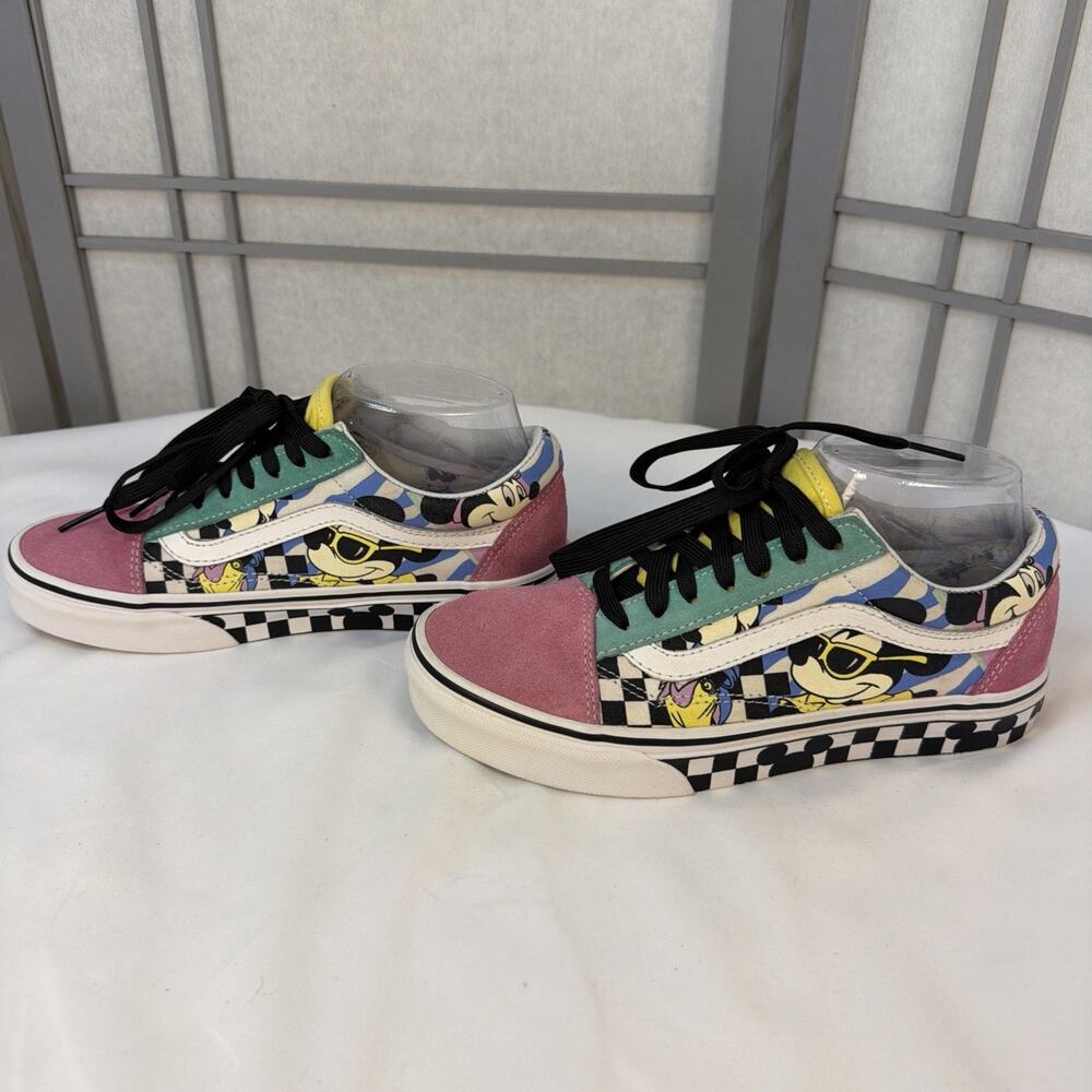 Vans Old Skool Disney 80's Mickey & Minnie Mouse Shoes Size W6.5/M5.5 - Picture 4 of 12